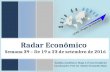 Radar Econômico - Semana 39
