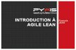 Introduction   Agile Lean