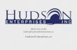 Hudson Enterprises, Inc. Overview PowerPoint
