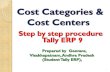 Cost categories & centers   tally erp 9