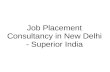 Job Placement Consultancy in New Delhi - Superiorgroup.in