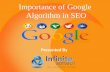 Importance of google algorithm in seo