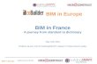 BIM in France - A journey from standard to dictionary