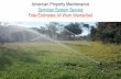 Lawn sprinkler systems repair american property maintenance