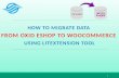 How to migrate Oxid eShop to Woocommerce with LitExtension