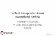 Pubcon 2015 - Content Management Across International Markets
