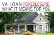 VA Loan Foreclosure – What It Means For You