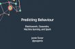 Predicting behaviour with Machine Learning