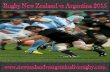 Rugby New Zealand vs Argentina 2015 online Mac Stream