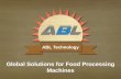 Global solutions for food processing machines