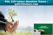 POL 215 tutors Absolute Tutors / pol215tutors.com