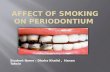 Affect of smoking on periodontium