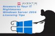 Windows Server 2016 Licensing Tips