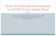 How to upload documents to the ouat site