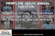 Adapting Strong Partnerships to Leverage Ebola’s Spotlight on Frontline Health Workers