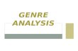 Genre analysis a2