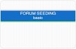 Tài liệu Forum Seeding