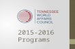 Tennessee World Affairs Council 2015-16 Programs