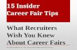 15 insider career fair tips