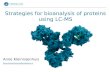 Strategies for bioanalysis of proteins using LC-MS