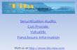 Securitization audits can provide valuable foreclosure information