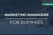 Marketing Managers for Dummies | What You Need To Know In 15 Slides