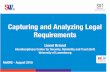Capturing and Analyzing Legal Requirements