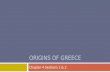 Origins of Greece