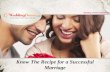 Know the Recipe for a Successful Marriage