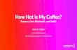 How Hot is My Coffee? Sensors, Core Bluetooth, and Swift!