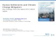 Human settlements and climate change mitigation