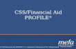 The CSS/Financial Aid PROFILE