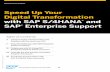 Speed Up Your Digital Transformation with SAP S/4HANA and SAP Enterprise Support