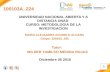 Trabajo Final - Metodologia de la Investigacion - Maira Agudelo
