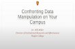Confronting Data Manipulation