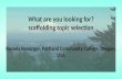What are you looking for? Scaffolding topic selection - Pamela Kessinger
