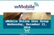 wMobile Online User Group: Using and Customizing Quick Search Options (December 2016)