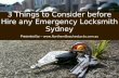 3 things to consider before hire any emergency locksmith sydney