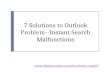7 Solutions to Outlook Instant Search Malfunctions