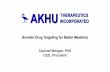 Akhu Therapeutics Pitch Deck