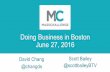 MassChallenge 2016 Bootcamp - Doing Business in Boston
