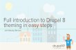 Full introduction to Drupal 8 theming in easy steps