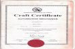 Mose taveta Certificate