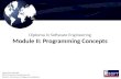 DISE - Programming Concepts