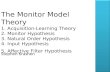 Monitor Model Theory