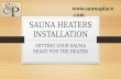 Sauna heaters installation Guide