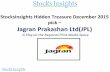 StocksInsights Hidden Treasure December 2015 pick - Jagran Prakashan Ltd