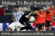 live Football Real Sociedad vs Malaga 3 Oct 2015
