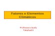 Fatores e elementos climáticos