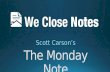 The Monday Note - Take Action Now